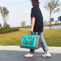 HOT SELL Durable Portable Airline Approved Outdoor Travel Colorful Luxury Plastic Pet Box House Cat Dog Cages Carriers